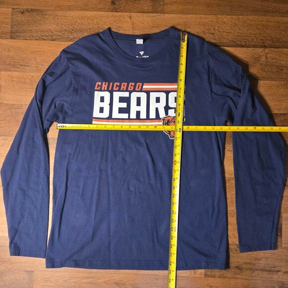 Fanatics Navy blue Chicago Bears long sleeve shirt size Large - Picture 4 of 6